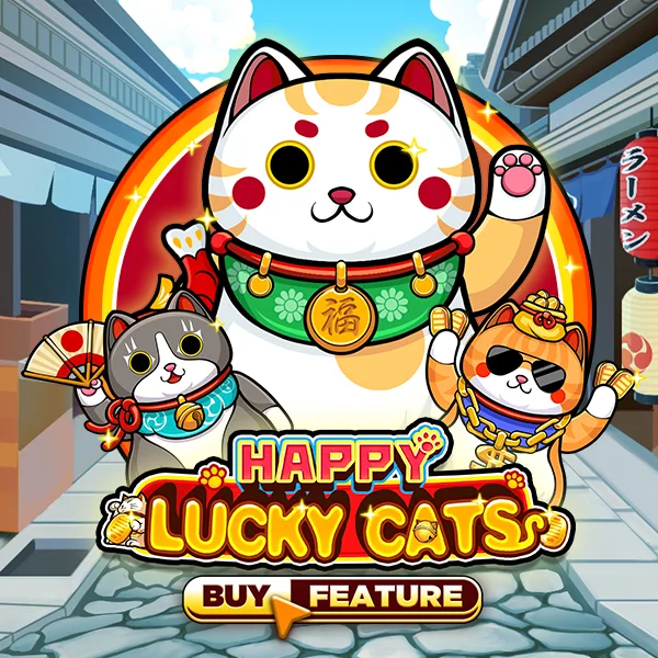 Microgaming : Happy Lucky Cats - PLACEBET138